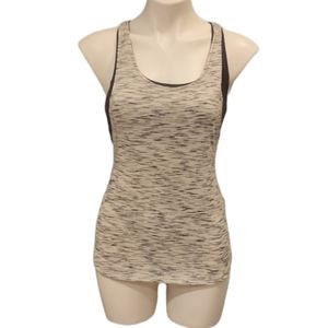 Lululemon Athletica Heather Gray and Black Active Tank Top 4